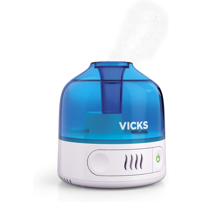 Зволожувач повітря Vicks Mini Cool Mist Ultraschall VUL525 - компактний, тихий, для сну, кашлю та застуди
