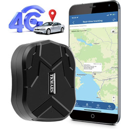 GPS-трекер TKMARS для авто 4G, 20000mAh, магнітний, водонепроникний IP67, тривалий час роботи, велика дальність, без абонплати, кілька режимів сигналізації, безкоштовний додаток