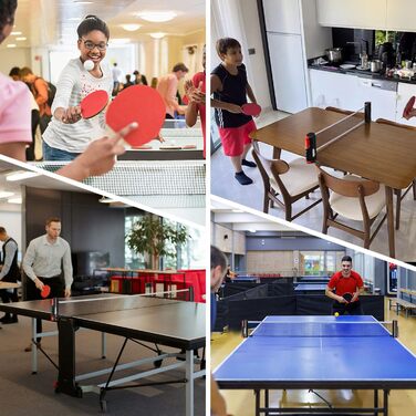 Набір для настільного тенісу Profi: 2 ракетки, сітка, 8 м'ячів, сумка (Indoor/Outdoor)