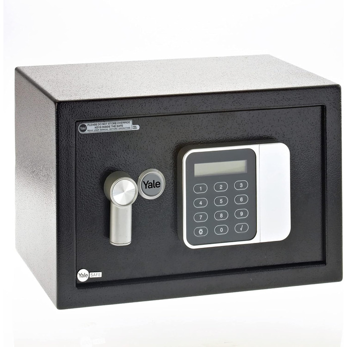 Електронний готельний сейф Yale YLG/200/DB2, 24 л, з LCD-дисплеєм та PIN-кодом, чорний