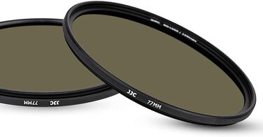 Фільтр ND1000 JJC 77mm (10 Stop) - нейтральний, ультратонкий, з оптичного скла для фотографії