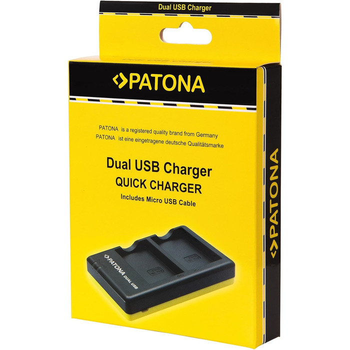 Набір аксесуарів Sony Alpha 6000/6300/6500: 2 акумулятори та USB зарядний пристрій (сумісний з NP-FW50)