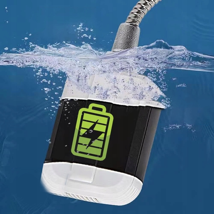 Кемпінговий душ з акумулятором 2200 мАг, портативний душ-помпа