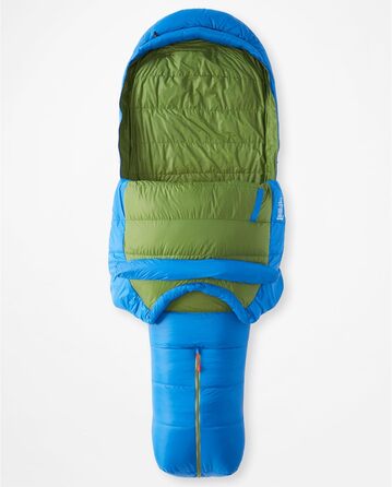 Сплячий мішок Marmot Sawtooth, дорослий, мумієподібний, 650 кучове пухове заповнення, 183 см, до -28°C