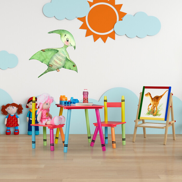 Relaxdays 3-piece Children's Seating Set, Colorful