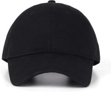 Кепка бейсболка Zylioo XL/XXL чорна (Black) 7 см, регульована, великий розмір, чоловіча/жіноча