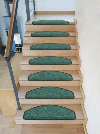 Ступінчасті килимки для сходів Rambo 15шт. набір, 17 кольорів (зелений)