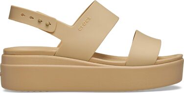 Crocs Brooklyn Wedge сандалі жіночі бежеві (34 EU) - комфортні босоніжки на платформі