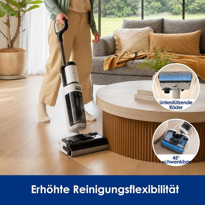 Вертикальний миючий пилосос Tineco Floor One Stretch S6 з функцією самоочищення