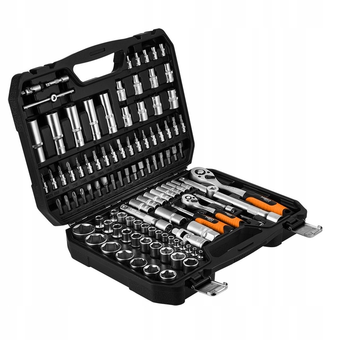 Набір торцевих ключів NEO TOOLS, 110 предметів, 1/2
