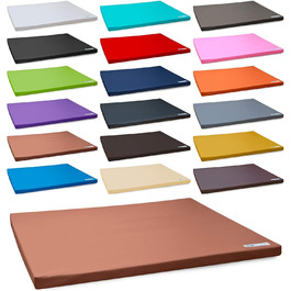 Лежанка для собак Easy з екошкіри, розмір M, 100 x 80 см, колір Cognac (коричневий)