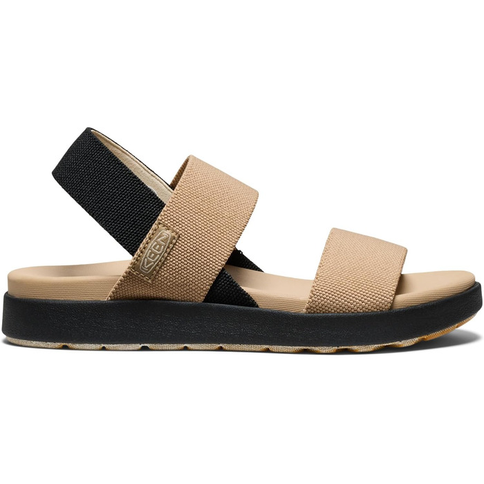 Жіночі сандалі Keen ELLE BACKSTRAP (38.5 EU, широка колодка, колір: кукурудзяний чорний)