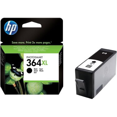 Оригінальний чорний картридж HP 364XL для принтера, підвищена ємність (XL), чорний