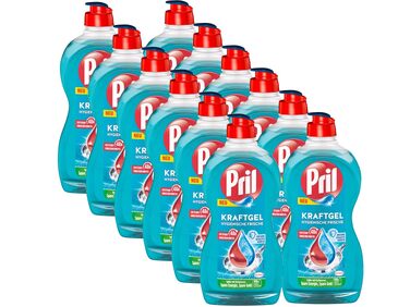 Засіб для миття посуду Pril Kraft Gel Гігієнічна свіжість, висока розчиняльна здатність жиру, 450 мл (набір 12 шт)