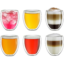 Created double-walled glasses 400ml 