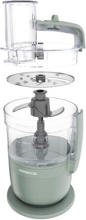 Кухонний комбайн Kenwood MultiPro Go FDP22.130GY, 900 Вт, компактний, блакитний, 1.3 л