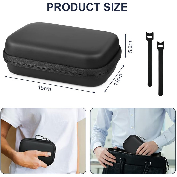 Органайзер для кабелів та аксесуарів: кейс для зарядних пристроїв, USB-накопичувачів, Power Bank та інших гаджетів