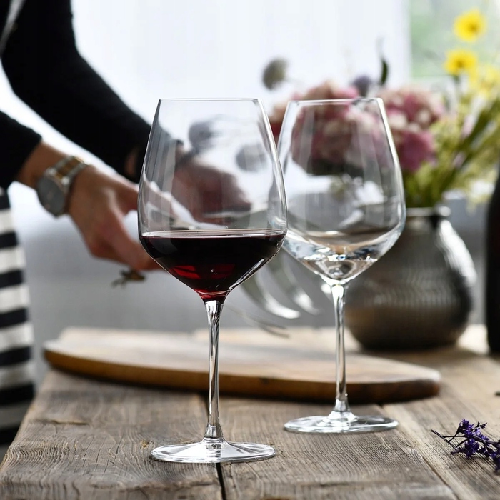 Келихи для червоного вина Krosno Pinot Noir, прозорі, 810 мл, 6 шт.