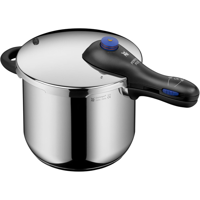 Мультиварка WMF Perfect Plus One Pot 6,5л з вставкою, для індукції, з захистом від полум'я, великим сигналом, 2 рівнями приготування, знімний ручка кришки