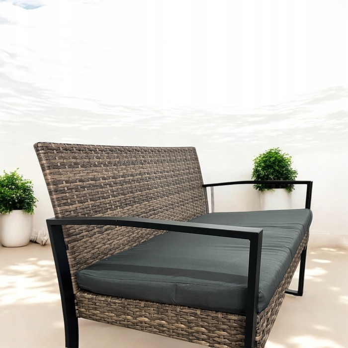 Комплект садових меблів Ideal Garden з техноротанга, багатоколірний, 4 предмети