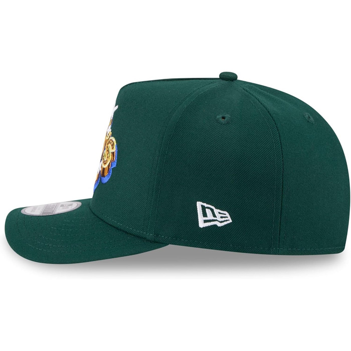 Кепка New Era 9Fifty MLB NBA NFL з регульованим розміром, бейсболка Snapback з логотипом команди, прямий козирок (Oakland Athletics #38680)