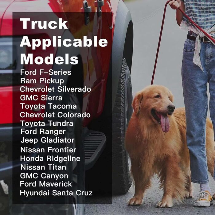 Накладка на сидіння для собак у вантажівці, заднє сидіння, чохол для тварин для F150 Ram 1500, водовідштовхуюча підстилка для собак у вантажівці з сіткою на вікно, міцний чохол для сидіння для F-серії/GMC Sierra/Silverado