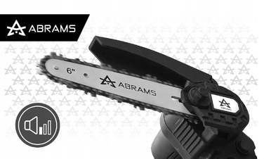 Акумуляторна ланцюгова пила Abrams 800 Вт, 15 см, 2x21 В