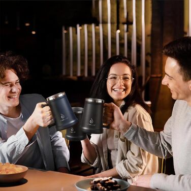 Термокружка для пива Ideus® 710мл з нержавіючої сталі, 24oz, для Октоберфесту (Морська синя)