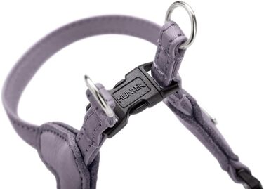 Нашийник для собак HUNTER SOHO MINI, чорний, з натуральної шкіри, м'який, не травмує шерсть, легкий, для маленьких собак та цуценят, Made in Germany, розмір XS