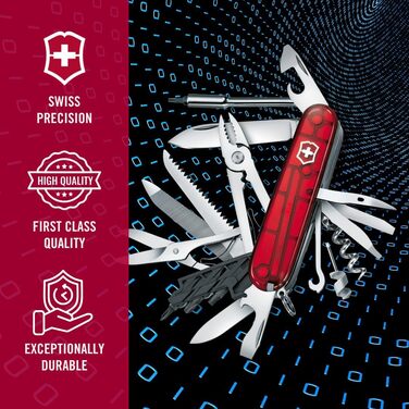 Швейцарський ніж Victorinox CyberTool L – мультитул з 39 функцій, ніж та міні-викрутка 1.5 мм