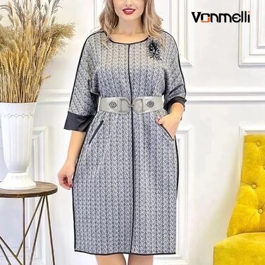 Жіночий ремінь VONMELLI Vintage з широкою талією та товстою пряжкою. Еластичний широкий ремінь для суконь та пальто (Срібло, XXL: обхват талії 119-150 см)