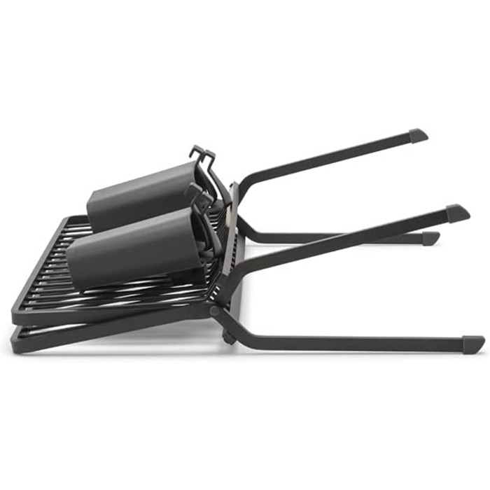 Brabantia Folding Dish Drainer (L, Dark Grey)