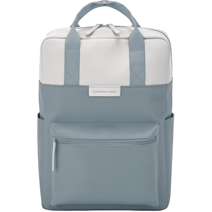 Kapten & Son Bergen Rucksack | Rucksack for Women & Men | Daypack | Carry-on Rucksack, Daypack | Water-resistant (Medium 11 L, Steel Blue Sprinkled)