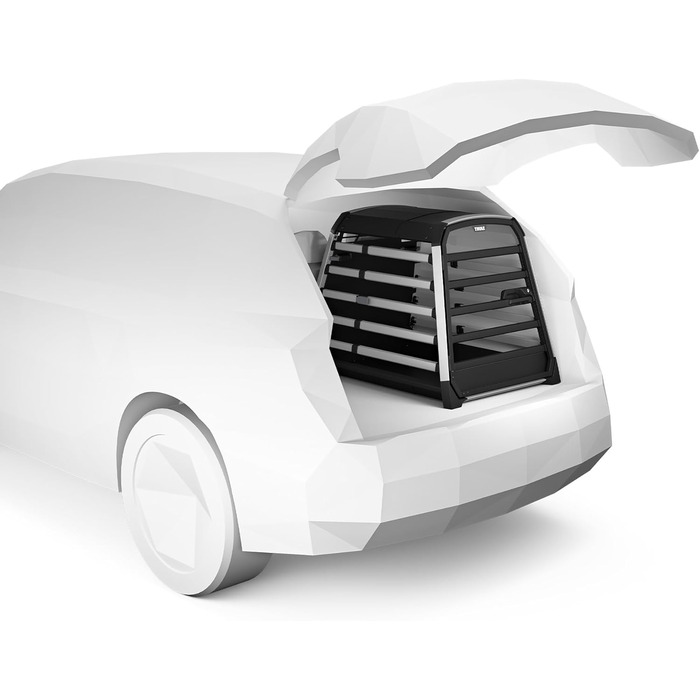 Трейлер для собак Thule Allax XXL, чорний/алюміній, для перевезення в автомобілі