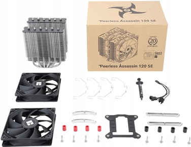 Кулер для процесора Thermalright Peerless Assassin 120 SE, 2x120мм, Intel/AMD, PWM