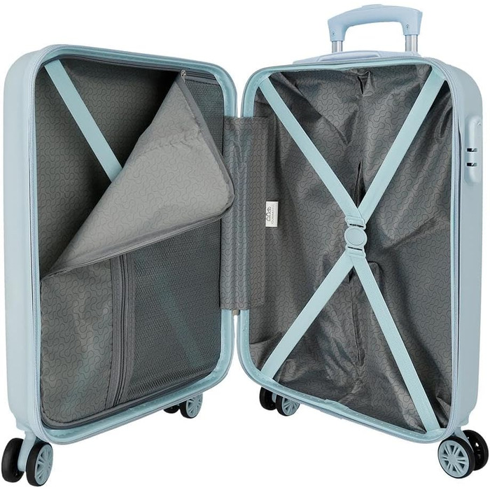 Чемодан Disney Stitch Moods, середній, ручна поклажа, ABS, кодовий замок, 4 колеса