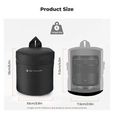 Чохол для об'єктива K&F Concept, водонепроникний, захисний, для DSLR/SLR об'єктивів