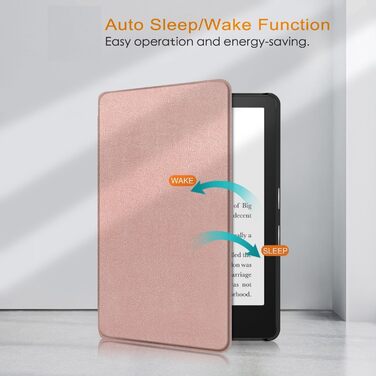 Чохол Flyorigin для Kindle Voyage (2014) з PU шкіри, Smart Sleep/Wake, Rose gold