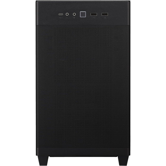 Корпус ASUS Prime AP201 MicroATX чорний (33 літри, підтримка 280/360 мм кулерів, відеокарти до 338 мм, ATX блок живлення)