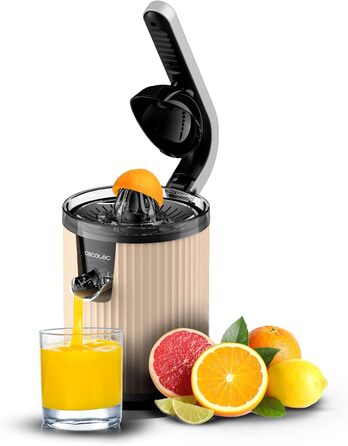 Електрична соковитискачка для цитрусових Cecotec Xqueeze RetroJuice 600 Green - 600 Вт, нержавіючий фільтр, захист від бризок