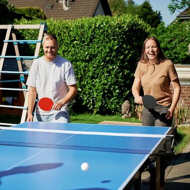 Набір для настільного тенісу Hudora Friends: 4 ракетки та 8 м'ячів - комплект для гри