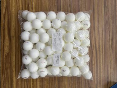 100PCS 3-Star Table Tennis Balls - Professional ABS Resin Ping Pong Balls for Training, Clubs, Adults & Kids