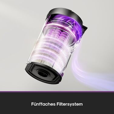 Робот-пилосос Eureka E20 Evo Plus з функцією миття та автопорожненням, 10000 Па, для твердих підлог та килимів, білий (чорний)