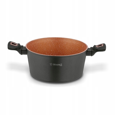 Набір каструль та сковорідок Starke Pro Dark Copper (10 предметів) для індукційних та газових плит