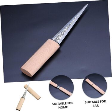 CRILSTYLEO Vintage Ice Skates Ice Pick Puer Tea Tool Antique Ice Pick Tapered Ice Pick Bartender Ice Pick Ice Cubes Ice Molds Ice Cubes Ice Picker Ice Chopper Wooden Khaki