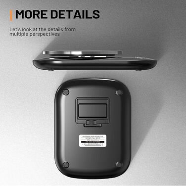 Digital Kitchen Food Scale with Bowl - Stainless Steel, 11lb/0.01oz, IPX6 Waterproof - for Baking, Cooking, Dieting