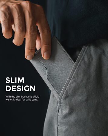 Кредитне портмоне VULKIT з двома віконцями для ID, RFID-захистом, автоматичне відкривання, шкіряне, сірий колір