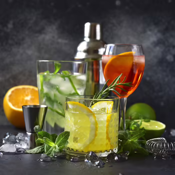 Relaxdays Stainless Steel 5-Piece Cocktail Set
