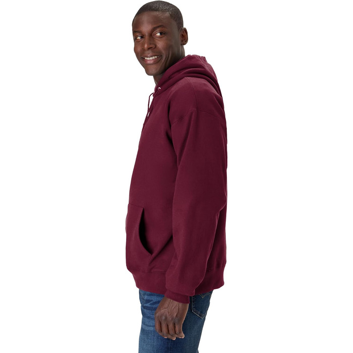 Світшот Hanes Ultimate чоловічий, теплий флісовий худі, бавовна (XL, каштанове коричневий)