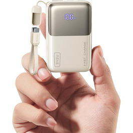 Power Bank INIU 45W 10000mAh: Міні-акумулятор для ноутбука, iPhone, Samsung, MacBook, iPad з USB-C кабелем